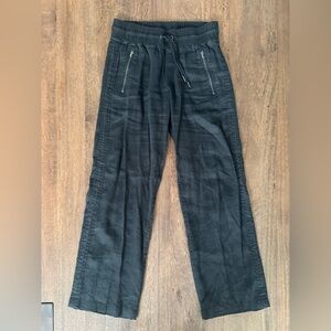 Athleta Cabo Linen Wide Leg Pants